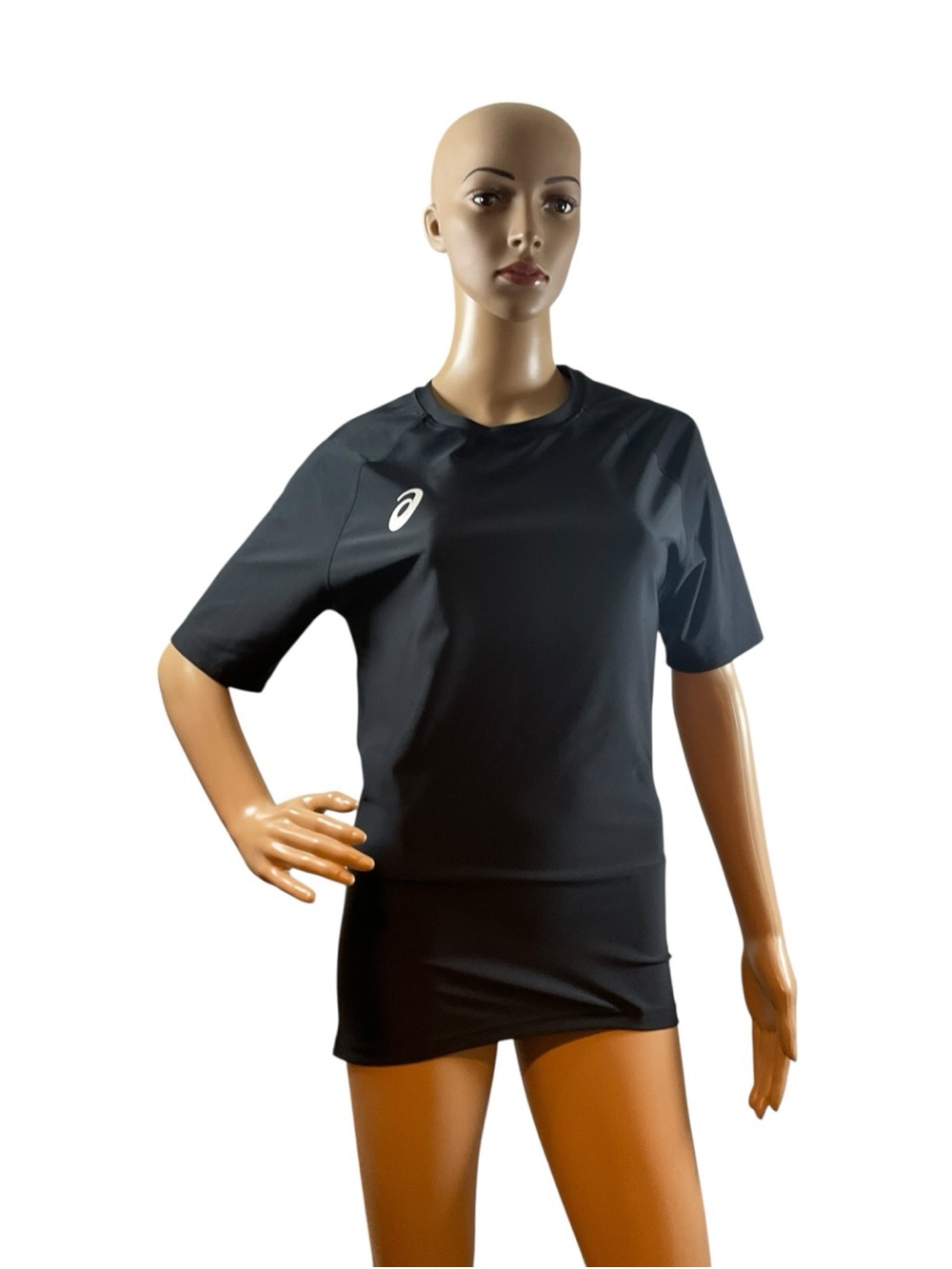 Asics Black Short Sleeve Performance Tee